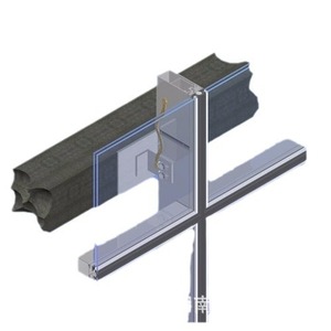 Murs-rideaux en verre, bâtiment moderne, extérieur imperméable, anodisé, solution de projet complète, installation sur site - Product Image 1