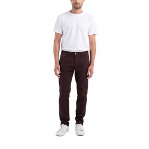 Custom Small MOQ Summer Classic Office Button Zipper Men's Chino Long <b>Pants</b> Trousers Chinos Casual Men <b>Pants</b> From BD - Product Image 5