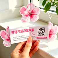 Tarjetas de Agradecimiento Personalizadas con Diseño de Marca y Forma Troquelada, Impresas para Promoción, Venta al Por Mayor