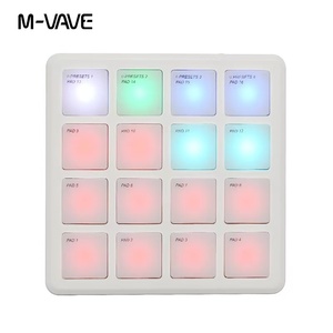 M-VAVE Tragbarer <span class=keywords><strong>DJ</strong></span>-Musik-RGB-Arranger-Keyboard-Controller Pocket MIDI-<span class=keywords><strong>Pad</strong></span> aus Acryl und ABS-Material - Product Image 4