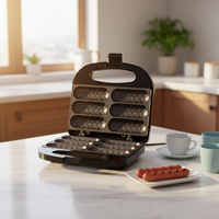 ORVICA Grille-sandwich électrique multifonction domestique, gaufrier, four à gâteaux, appareil à petit-déjeuner, panneaux à sandwich ORM-8873