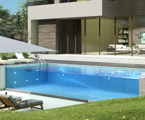 Hoja de piscina de acrílico grueso transparente de alta calidad Panel de vidrio acrílico para exteriores para piscinas Precio - Product Image 1