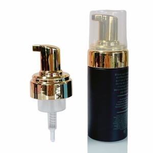 100ml 120ml 150ml High Quality Black Pet <b>Bottle</b> and Gold <b>Pump</b> Matte Black Foam <b>Pump</b> <b>Bottle</b> with Gold <b>Pump</b> Head - Product Image 3