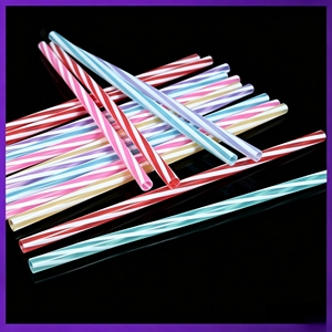 Food Grade Two Tone <b>Silicone</b> Straws Creative Colorful Spiral Water Cup Straws Reusable <b>Silicone</b> Spiral <b>Tubes</b> - Product Image 5