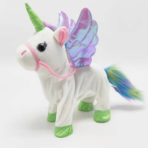 Hot Selling Plush Animals <strong>Walking</strong> and Singing Plush unicorn Electric Toy Super Soft unicorn Singing Rocking <strong>Doll</strong> - Product Image 1