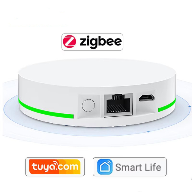 Tuya Zigbee 3.0 Wired Gateway Hub Smart Home Bridge Smart Life App Voice Remote Control Works with Alexa Google Home