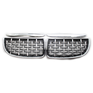 กระจังหน้ากันชนหน้าสไตล์ดาวตกติดเพชรสำหรับ BMW 3 <span class=keywords><strong>Series</strong></span> E90 2005-08 51137120008 51137120007 - Product Image 3