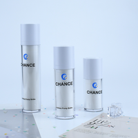 Flacon pompe airless vide en acrylique 15ml 30ml 50ml, couleur personnalisée, avec mécanisme rotatif, pour sérum et lotion cosmétique