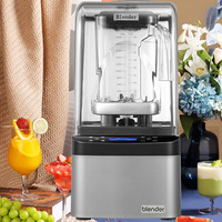 Mixeur Commercial 8007 en Promotion, Machine à Smoothies 2L 1800W avec Contrôle Tactile, Certifié CB CE, Robot Culinaire Multifonctionnel