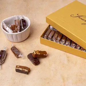 Caja de papel personalizada con cubierta de Cielo y Tierra a buen precio para Chocolate, embalaje de cajas de chocolate, caja de chocolate para regalo
