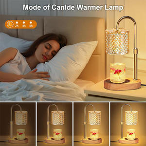 Kim loại mới thiết kế nến ấm hơn Đèn thay đổi màu sắc điện bàn có thể điều chỉnh đèn với dimmer Nến sáp tan ấm hơn đèn - Product Image 6