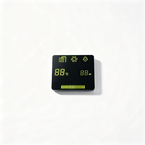 Autocollant personnalisé pour panneau de commande à membrane avec PET PVC pour minuterie de ventilation, impression sérigraphiée, icône de ventilateur, auto-adhésif - Product Image 1