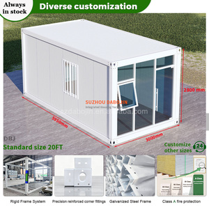 Casa Contenedor Europea de Lujo de 40 pies, Estructura de Acero, Villa Modular Prefabricada Móvil con Ventana Grande para Uso Hotelero - Product Image 2