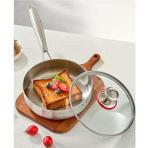 Poêle à frire en acier inoxydable pleine épaisseur, poêle à frire <span class=keywords><strong>pour</strong></span> œufs, poisson, steak, poêle à frire, poêle à frire - Product Image 3