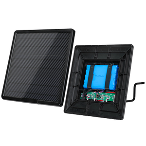 Panel solar construido en batería 10W 12V 25000mAh con tipo-c USB DC tipo enchufe para cámara de seguridad al aire libre - Product Image 2