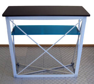 Comptoir modulaire pliable avec structure en aluminium/acier et couverture graphique réutilisable - Product Image 4