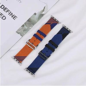 Jettda logotipo personalizado de alta calidad para Apple Watch1 ~ 8 SE Correa oficial con la misma correa de nylon tejida en contraste de estilo - Product Image 2