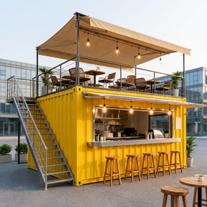 Contenedor Plegable <span class=keywords><strong>de</strong></span> Acero Portátil, Completamente Ensamblado, Estilo Moderno <span class=keywords><strong>de</strong></span> Mediados <span class=keywords><strong>de</strong></span> Siglo, Tipo High Cube, para Exteriores, Centros Comerciales, Parques, Playas y <span class=keywords><strong>Bares</strong></span> - Product Image 5