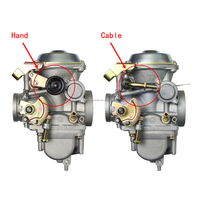 Moto Carburateur Carb Pour Suzuki GN250 GN300 Dr250 Pour Yamaha Sr250 Roketa Jianshe JS400-7 Hensim HS400 Scout 300CC-400CC C