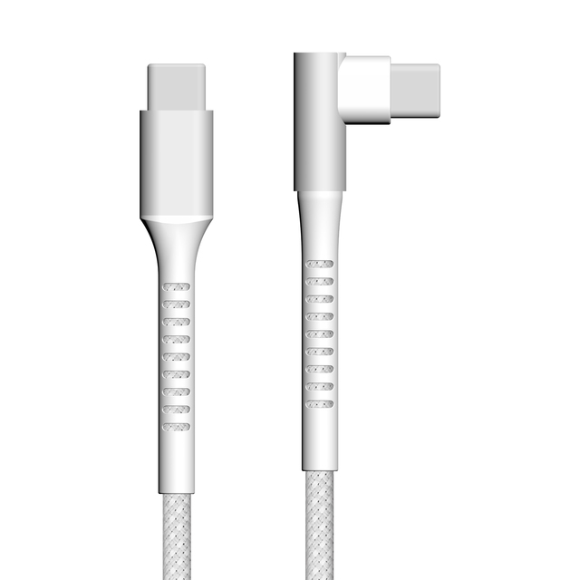 Android Gaming Elbow Right Angle 90 Degree USB Type C Cable Fast Charging 100W Cable