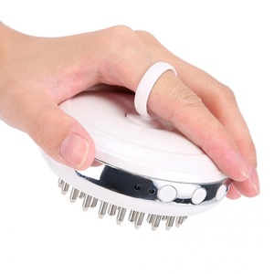 เครื่องนวดศีรษะไฟฟ้าแบบพกพา EMS สำหรับใช้ในบ้าน หวีนวดหนังศีรษะ - Product Image 3