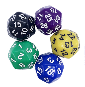 Dés à compter en acrylique à 30 faces, dés pour jeu de rôle <span class=keywords><strong>World</strong></span> <span class=keywords><strong>of</strong></span> Warcraft, dés polyédriques - Product Image 1