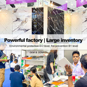 Lámina de losa de pared de PVC, tableros de <span class=keywords><strong>panel</strong></span> compuesto de chapa de madera de carbón de cristal de bambú de mármol para Decoración - Product Image 5