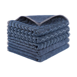 Paño de Cocina de Microfibra Azul, 300gsm, Cuadrado, de Secado Rápido, Suave y Absorbente, Reutilizable y Lavable a Máquina - Product Image 1