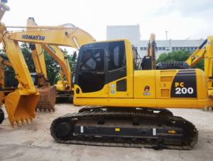 La vente bon marché 20ton a utilisé l'excavatrice PC200-8 de chenille de <span class=keywords><strong>KOMATSU</strong></span> avec le moteur 103kw original dans shanghai - Product Image 5