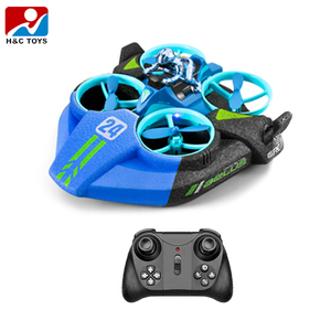 Avion RC volant à quatre essieux compatible mer terre <span class=keywords><strong>air</strong></span> évitement d'obstacles avec mode sans tête roulant en un clic batterie incluse - Product Image 2