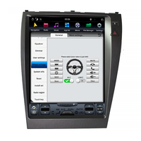 NAVIHUA 12.1 Écran vertical de style Tesla Navigation GPS Autoradio pour Lexus ES240 ES350 Android 9.0 Lecteur DVD de voiture 2006 2012 PX6