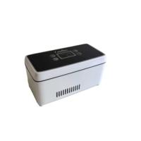 Kotak Pendingin Peptida Daya Tinggi 10400mAh, Kulkas Portabel untuk Penyimpanan Vaksin, Penyimpanan Vial Steril, Kompatibel dengan Mobil, Pengisian Daya USB