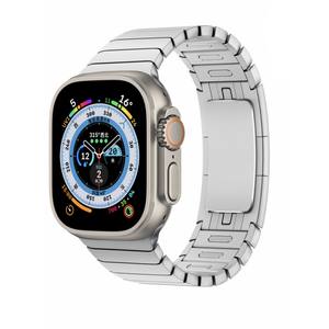 <span class=keywords><strong>Correa</strong></span> de Metal de Acero Inoxidable de Liberación Rápida con Hebilla Plegable en Color Pizarra para <span class=keywords><strong>Apple</strong></span> <span class=keywords><strong>Watch</strong></span> con iWatch de 10.ª/11.ª Generación - Product Image 5