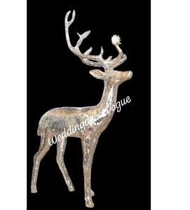 Estatuas de fibra Boda Bienvenida Diseño moderno Escultura de ciervo Alta demanda Estatua de Calidad exclusiva para boda - Product Image 5