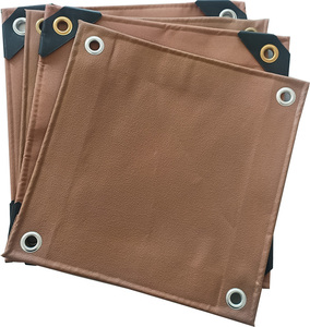 Bâche enduite de PVC autonettoyante faite <span class=keywords><strong>sur</strong></span> commande imperméable de 1000D 550GSM/900GSM pour le camion, tente, barrière d'inondation de couverture de toit - Product Image 2