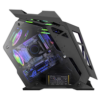 Nouvel Ordinateur de Jeu RVB Vertical sur Mesure Micro ATX 2023 avec Tour de PC de Bureau Pas Cher et Verre Trempé