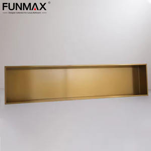 Niches de <span class=keywords><strong>douche</strong></span> encastrées en acier inoxydable 304 systèmes d'étagères <span class=keywords><strong>Niche</strong></span> murale Niches d'insertion de carrelage avec lumière - Product Image 1