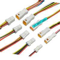 Rangkaian Kabel PVC Otomotif Tahan Air JST JWPF 2-8 Pin Khusus untuk Mobil 02R-JWPF-VSLE-S