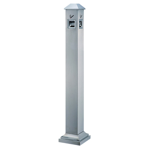 Hall d'hôtel commercial 201 acier inoxydable cendrier moulu cendrier debout cendrier poubelle pour fumeurs fournitures de <span class=keywords><strong>Restaurant</strong></span> - Product Image 2