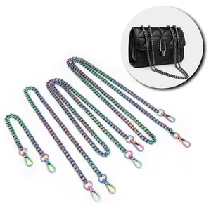 Bag Chain Strap Wholesale Fashion Bag Chain With Hook For Purse Straps Shoulder Cross Body Replacement Bag Straps Handbag Chains Accessories