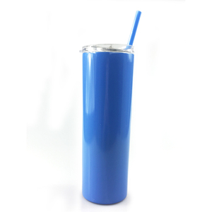 Nueva venta caliente 20oz vaso aislado de doble pared de acero inoxidable vaso pitillo con tapa deslizante paja de plástico - Product Image 4