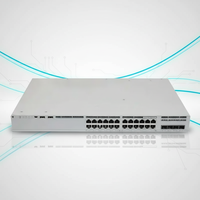 Commutateur Catalyst 9200L C9200L-24P-4X-E, 24 ports PoE+, 4 ports 10G uplink, Net Essentials