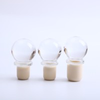 Offre Spéciale personnalisé bocal en verre bouteille de vin liqueur liège couvercle bouchon d'étanchéité synthétique Champagne bouteille bouchon