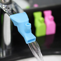 Produits ménagers |   Prolongateur de robinet en silicone pour enfants pour les becs de lavabo de salle de bain |   Portable pour les voyages