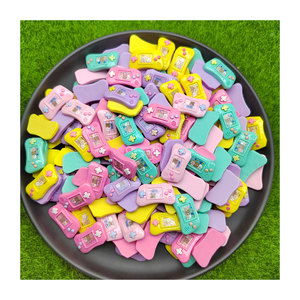 Nouvelle perle de bijouterie en forme de manette de jeu, motif contrôleur de jeu vidéo, pour la création artisanale et la décoration DIY, cabochon plat pour bracelet - Product Image 3