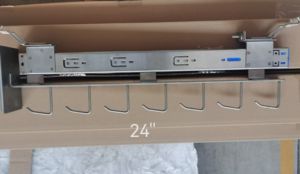 Modern ramah lingkungan menyimpan pakaian perlengkapan air terjun rak Gridwall gantungan Slatwall rak Tampilan logam untuk penyimpanan pakaian - Product Image 3