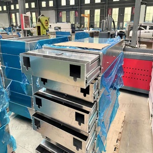 <span class=keywords><strong>Plateau</strong></span> en aluminium de 1500 mm équipé de glissières robustes et de vérins à gaz pour le support de couvercle, utilisé pour les tiroirs de rangement et les boîtes à outils - Product Image 3