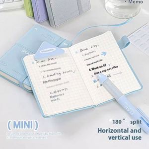 A7 Notebook Mini Portable High Color Value Ins Style Carry-on Empty <b>Journal</b> for Students for Homework Registration - Product Image 2