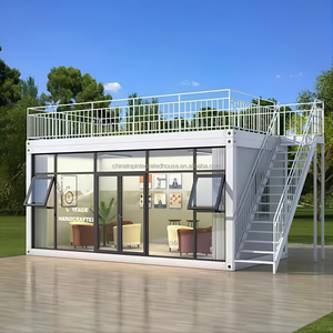 Nhà tiền chế văn phòng ban công nhà cà phê cài đặt nhanh chóng cửa hàng có thể tháo rời hiệu suất cao nhà CONTAINER - Product Image 4