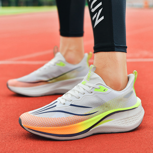 Men's Casual Comfortable Sports Shoes All-Season Lightweight Knitted Design Lace-Up Waterproof Fabric Soft <b>Cushioning</b> <b>Pads</b> for - Product Image 6